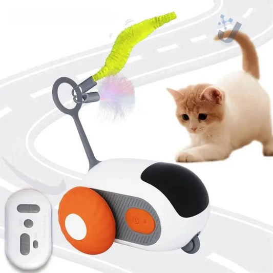 Pet Gravity Smart Interactive Cat Toy Automatic Moving Remote Mouse Indoor Kitty Ball Toys Controlled Car for Dogs Playing Mio pet store