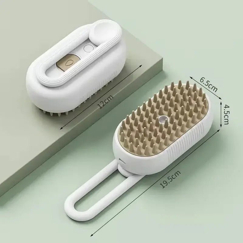 3-in-1 Dog Hair Brush Cat Hair Brush Electric Pet Cleaning Brush Steam Spray Brush Massage Hair Removal Comb Anti Flying Brush Mio pet store