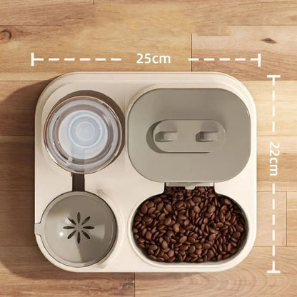 Automatic Automatic Cat Water Feeder Dry Wet Separation Large Capacity Pet Water Dispenser Detachable 2-in-1 Cat Dog Food Bowl Mio pet store