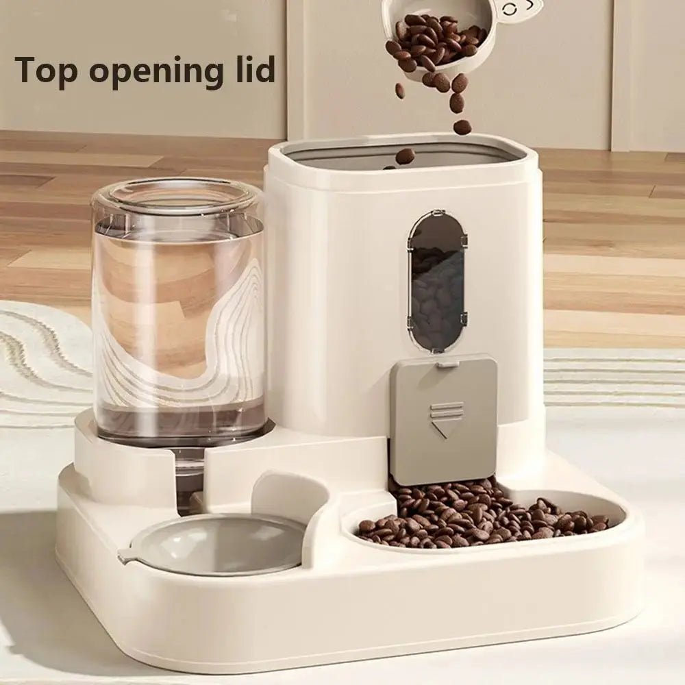 Automatic Automatic Cat Water Feeder Dry Wet Separation Large Capacity Pet Water Dispenser Detachable 2-in-1 Cat Dog Food Bowl Mio pet store