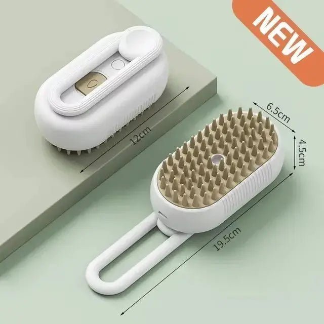 3-in-1 Dog Hair Brush Cat Hair Brush Electric Pet Cleaning Brush Steam Spray Brush Massage Hair Removal Comb Anti Flying Brush Mio pet store