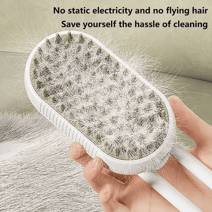 3-in-1 Dog Hair Brush Cat Hair Brush Electric Pet Cleaning Brush Steam Spray Brush Massage Hair Removal Comb Anti Flying Brush Mio pet store